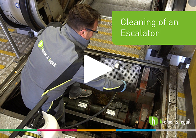 Cleaning of an Escalator