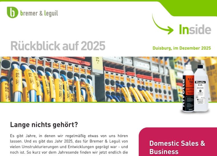 Newsletter Special Kleb- und Dichtstoffe