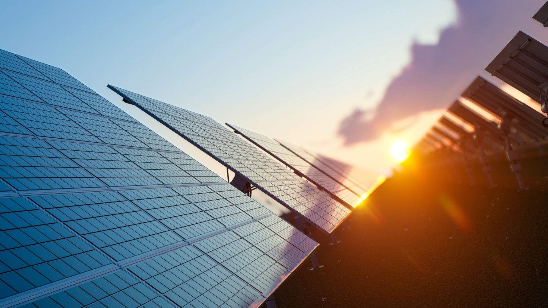 Solar Panel in Sunlight